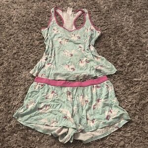 Unicorn pajama set!!